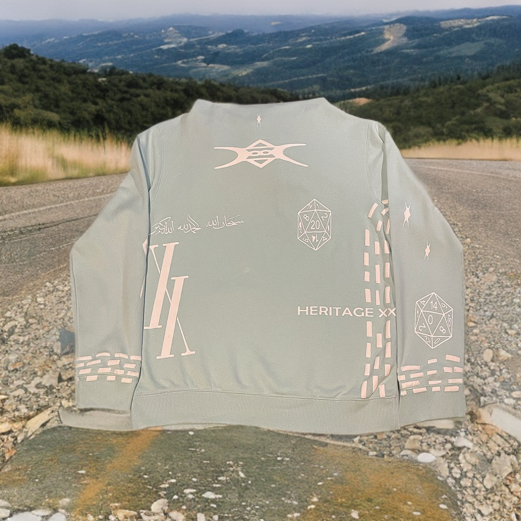 HERIXX DIVINE ENERGY Teal Green Hoodie! πβ¨