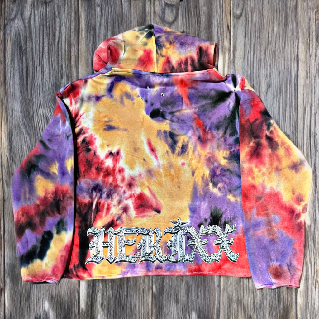 HERIXX Hand-Dyed Hooded Crop
