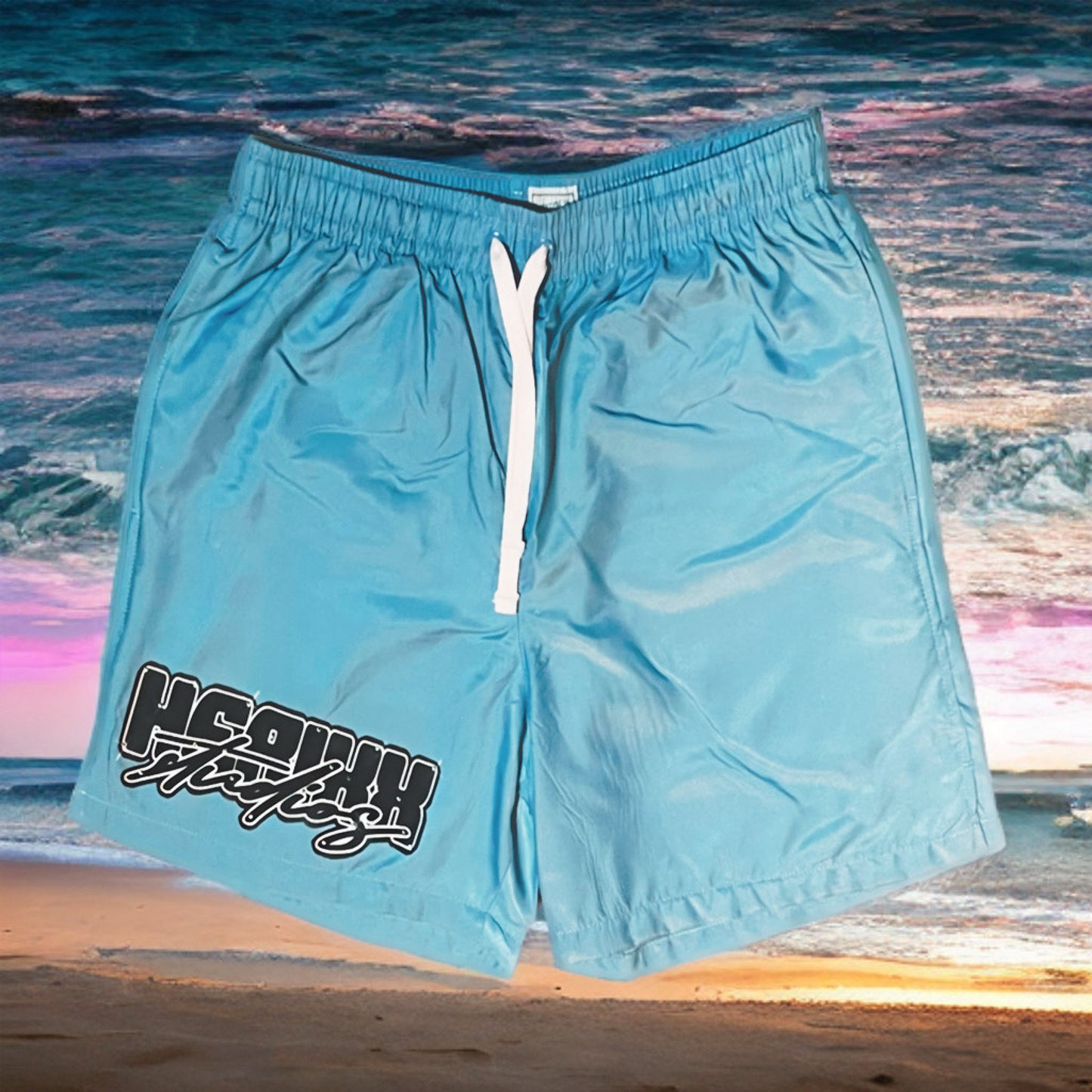 HERITAGE XX (HERIXX) Wave NYLON Shorts – Ice Blue