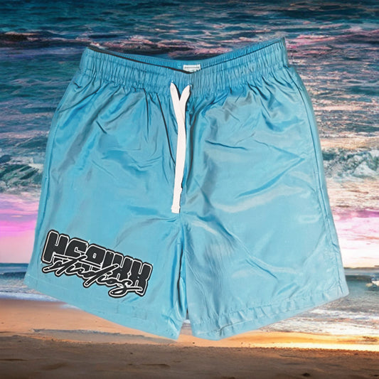 HERITAGE XX (HERIXX) Wave NYLON Shorts – Ice Blue