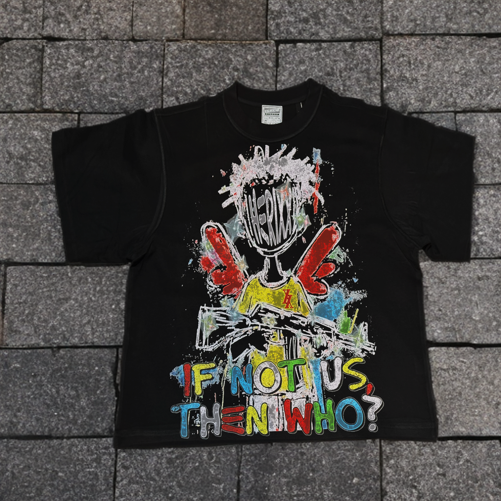 HERITAGE XX (HERIXX) “REBELLION ANGEL” RHINESTONE TEE 🔥
