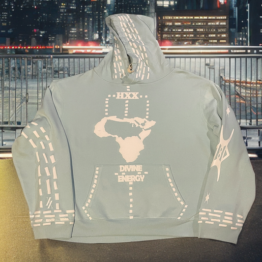 HERIXX DIVINE ENERGY Teal Green Hoodie! 🌍✨
