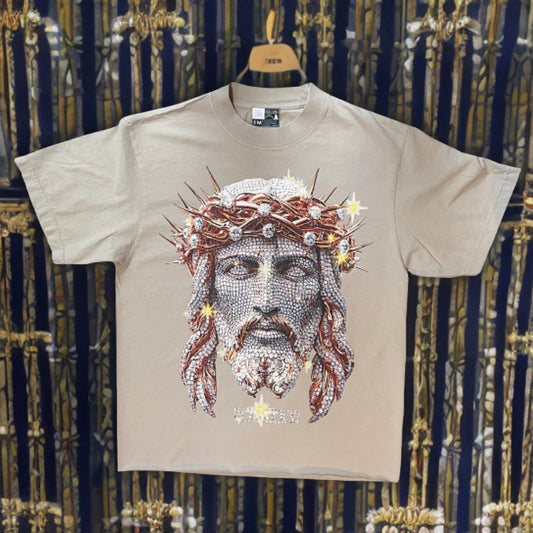 HERITAGE XX (HERIXX) "Divine Drip" Cropped Tee