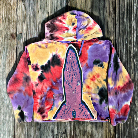 HERIXX Hand-Dyed Hooded Crop